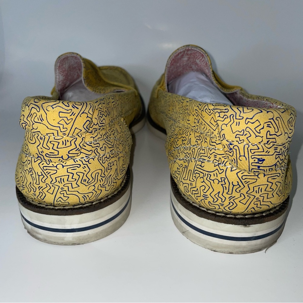 Yellow Patterned Loafers - Picture 6 of 13